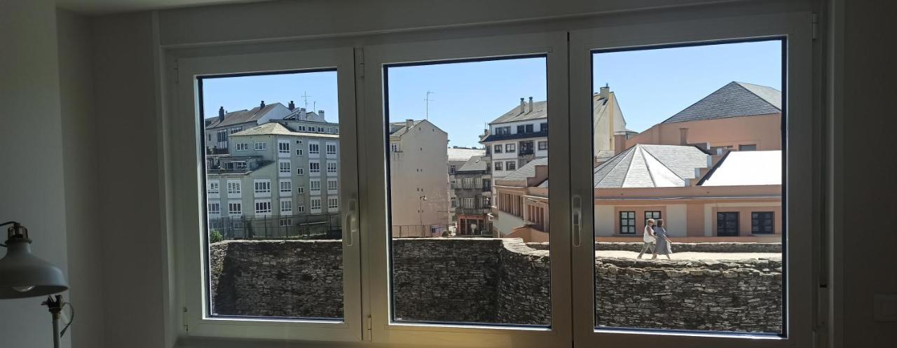 Adarve, Con Parking Y Vistas A La Muralla Lugo Εξωτερικό φωτογραφία